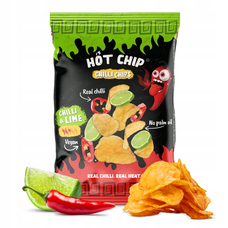 Hot Chip Chilli & Lime 80g