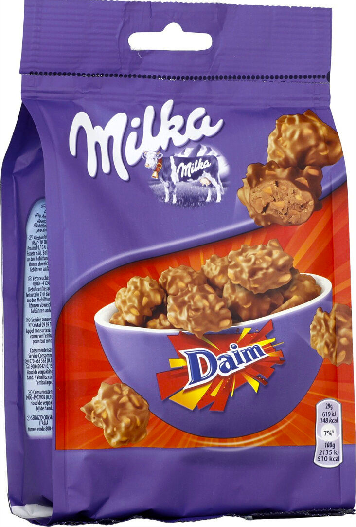 Milka Daim Snax 145g