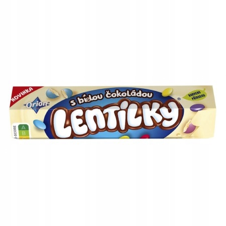 Orion Lentilky w Białej Czekoladzie 34g