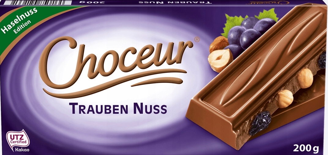 Choceur Trauben Nuss 200g
