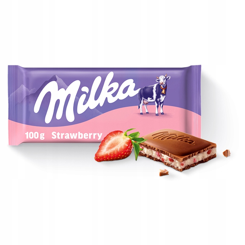 Milka Strawberry 100g