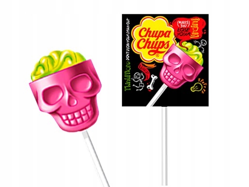 Chupa Chups Skull Strawberry 15g