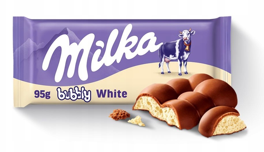 Milka Bubbly White 90g