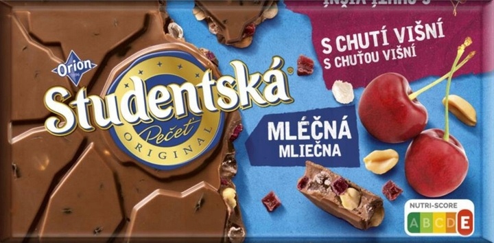 Studentska Mleczna z Wiśnią 170g