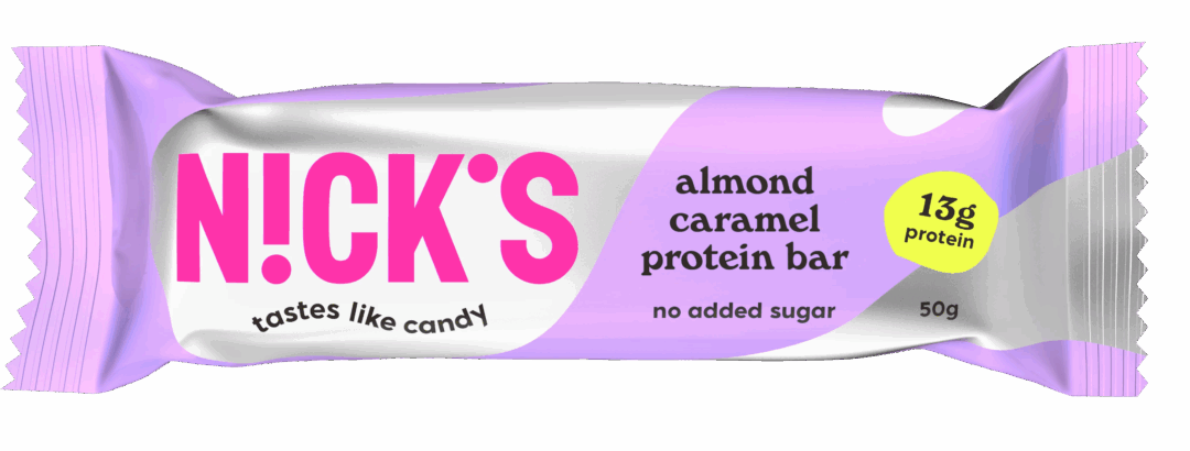 Nick's Almond Caramel Protein Bar 50g