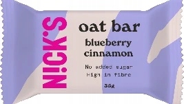 Nick's Oat Bar Blueberry Cinnamon 35g