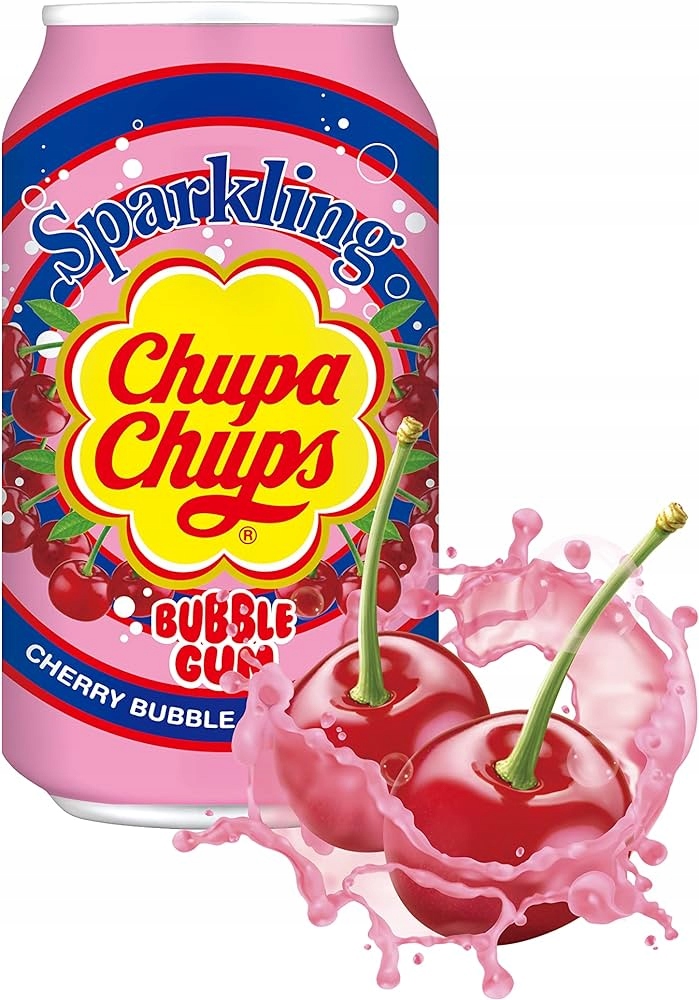 Chupa Chups Cherry Bubble Gum 345ml