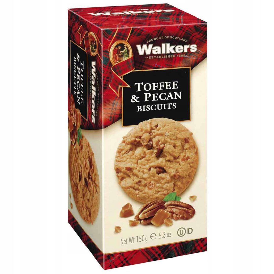 Walkers Toffee & Pecan Biscuits 150g