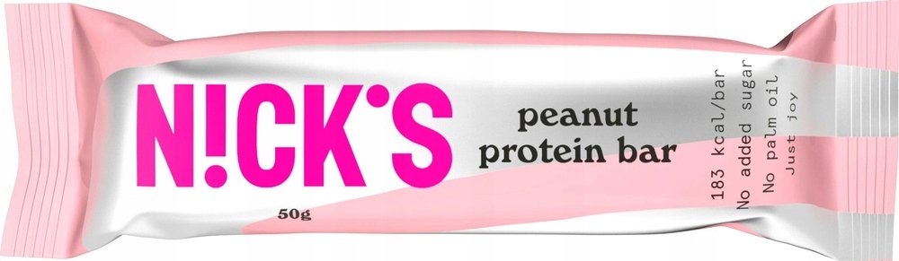 Nick's Peanut Protein Bar 50g