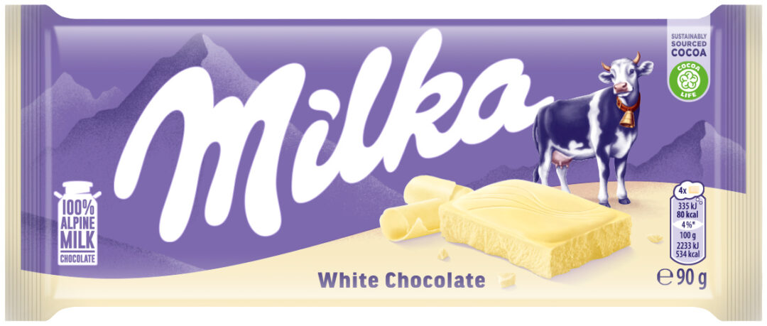 Milka White Chocolate 90g