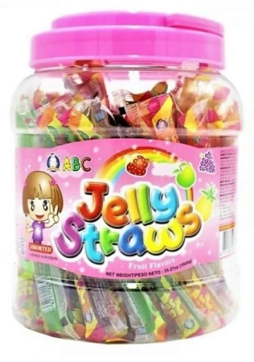 ABC Jelly Straws Fruit 1000g