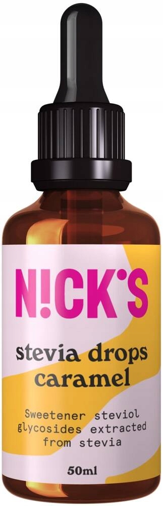 Nick's Stevia Drops Caramel 50ml