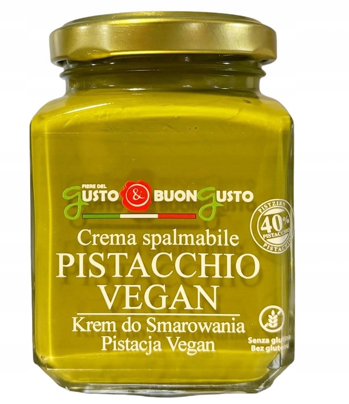 Gusto & Buon Gusto Krem Pistacjowy Vegan 200g