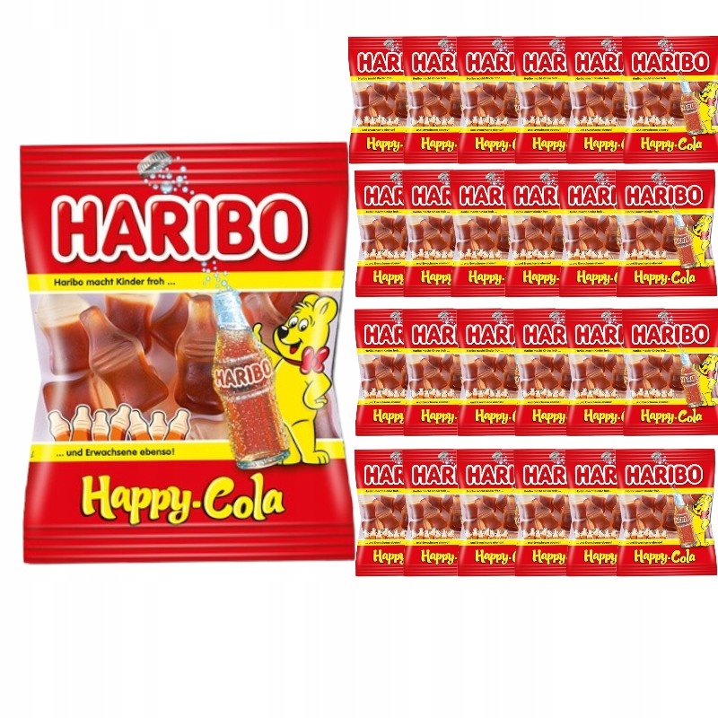 Haribo Minis Happy Cola 10g x 25szt