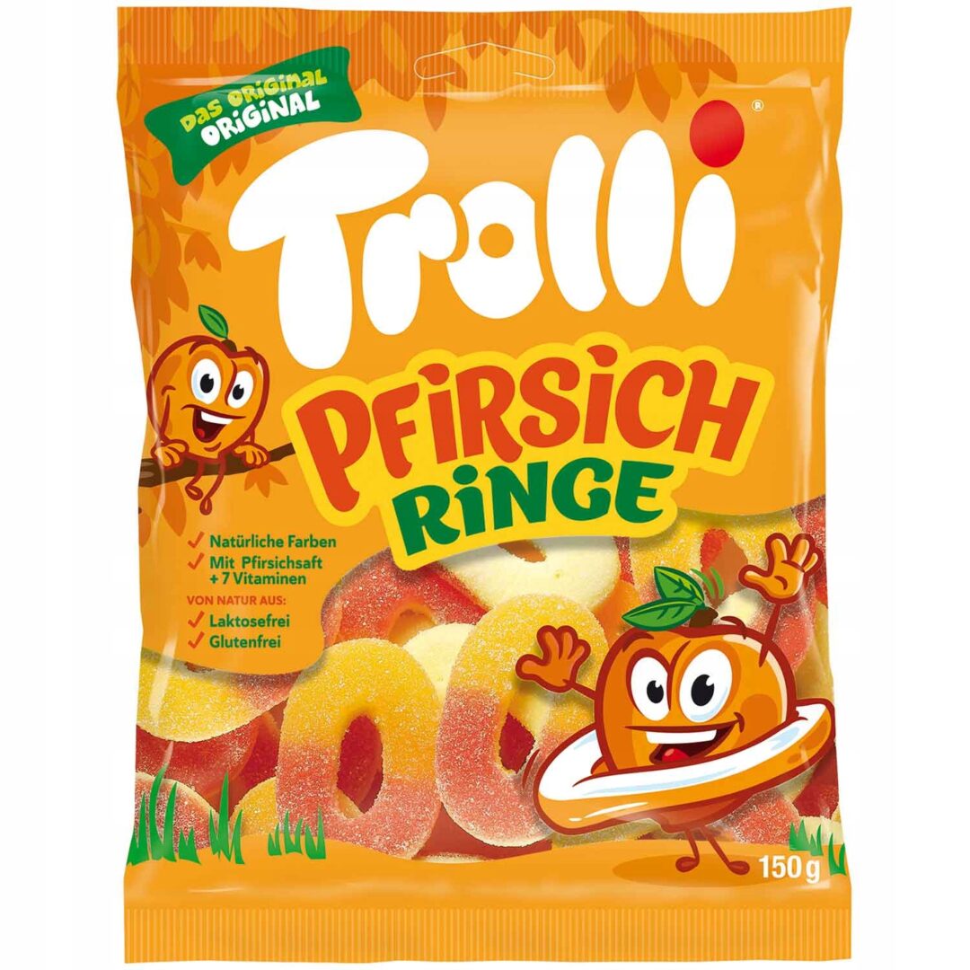 Trolli Pfirsich Ringe 150g