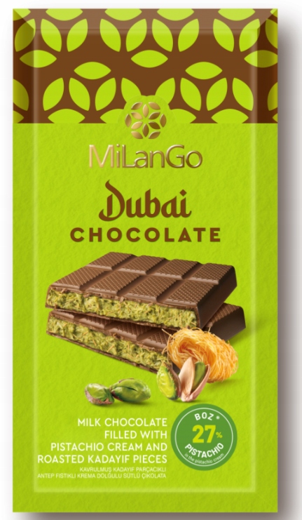MilanGo Dubai Chocolate 122g