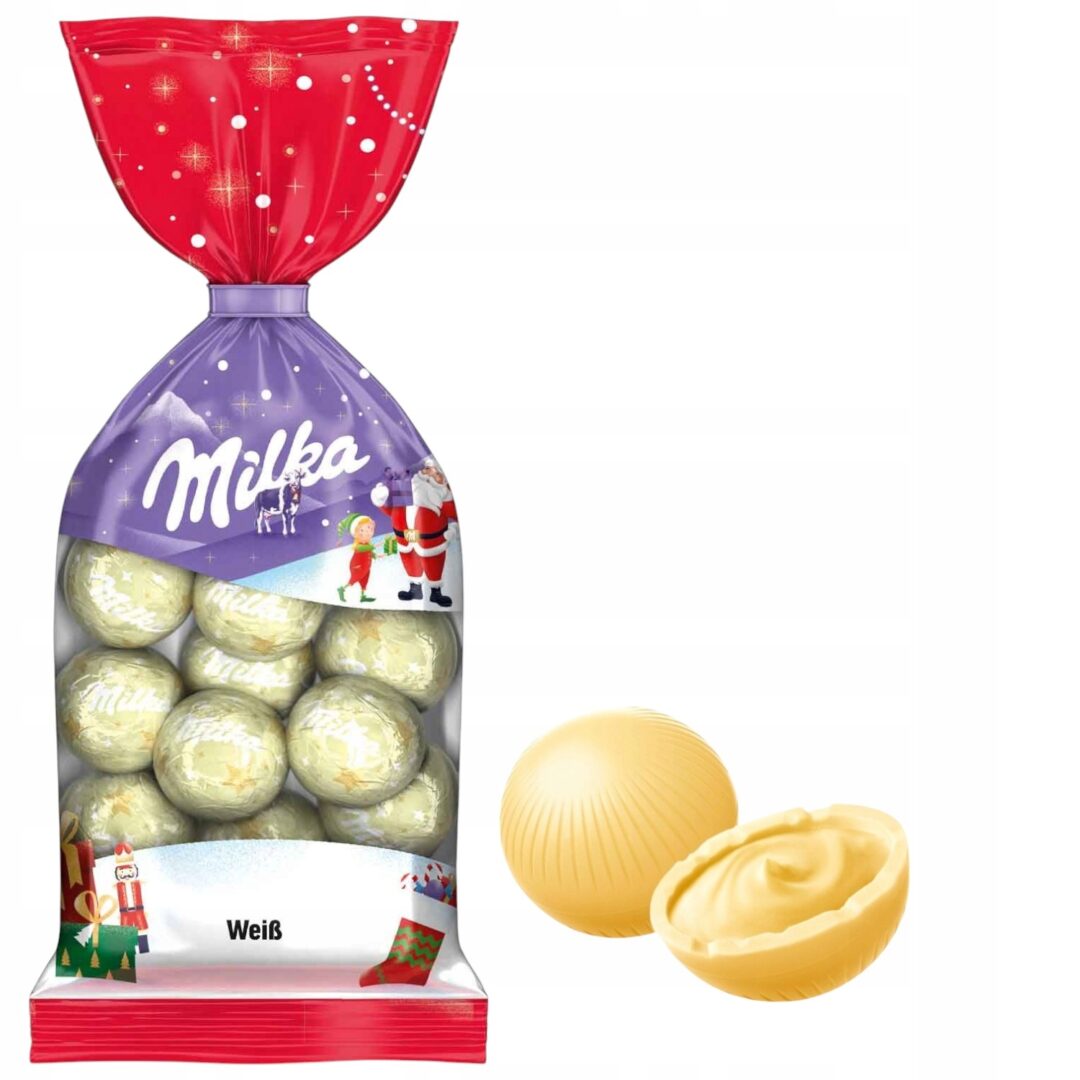 Milka Kulki z Białej Czekolady 100g