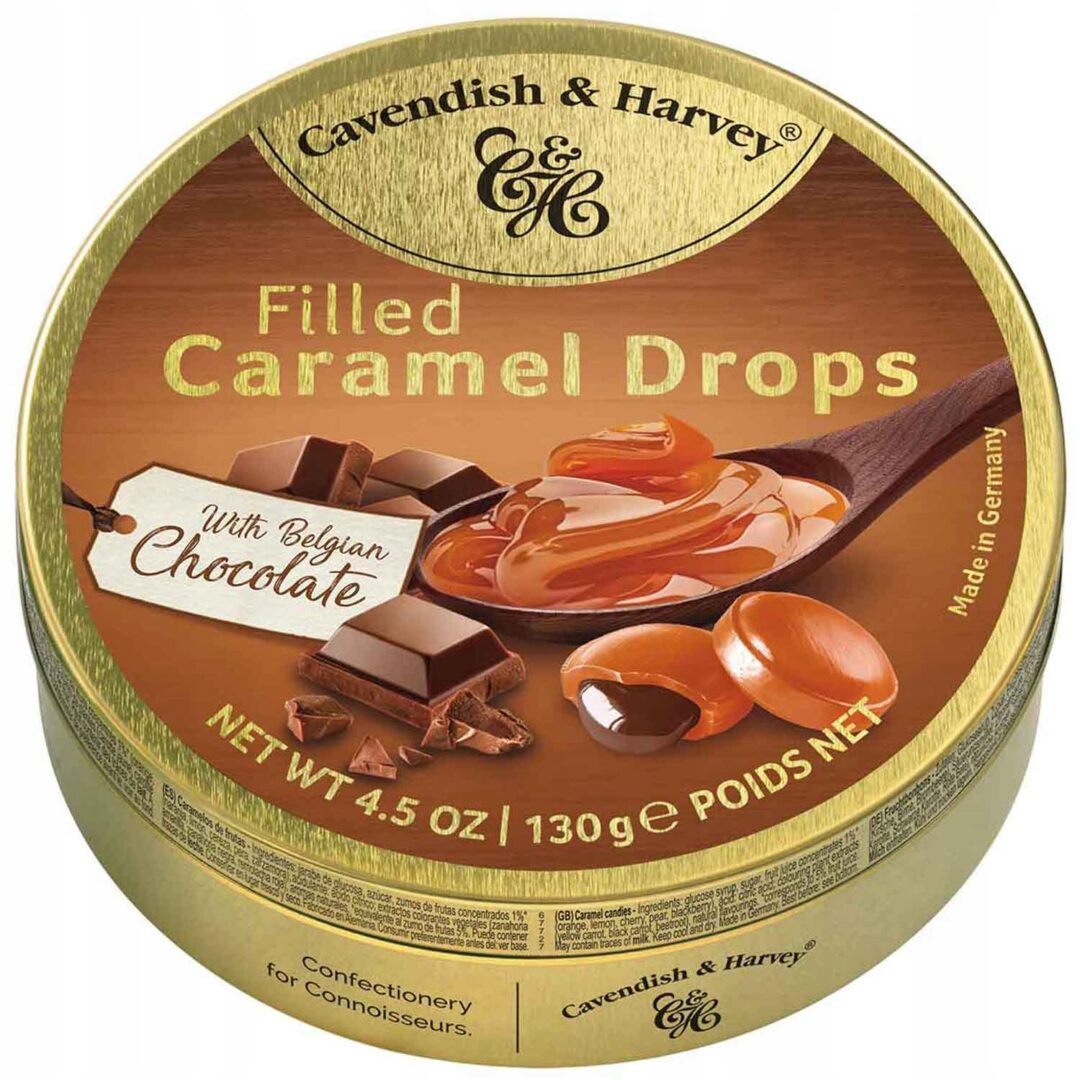 Cavendish & Harvey Filled Caramel Drops with Chocolate 130g