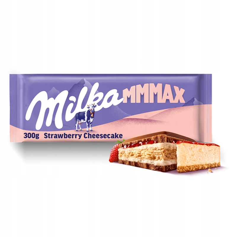 Milka Mmmax Strawberry Cheesecake 300g