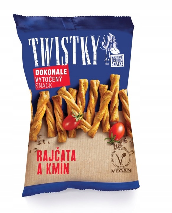 Twistky Paluszki z Pomidorem i Kminkiem 160g