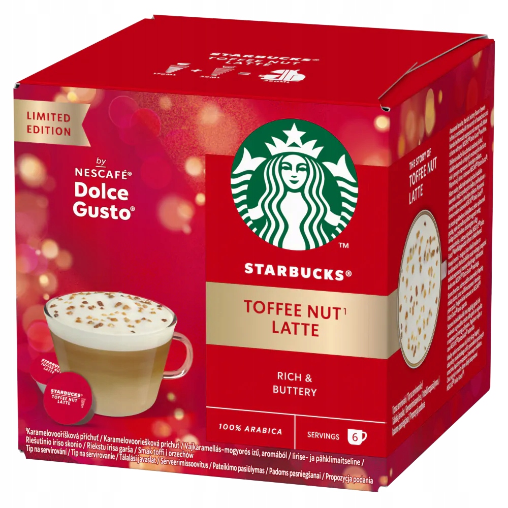Dolce Gusto Starbucks Toffee Nut Latte 12 Kapsułek