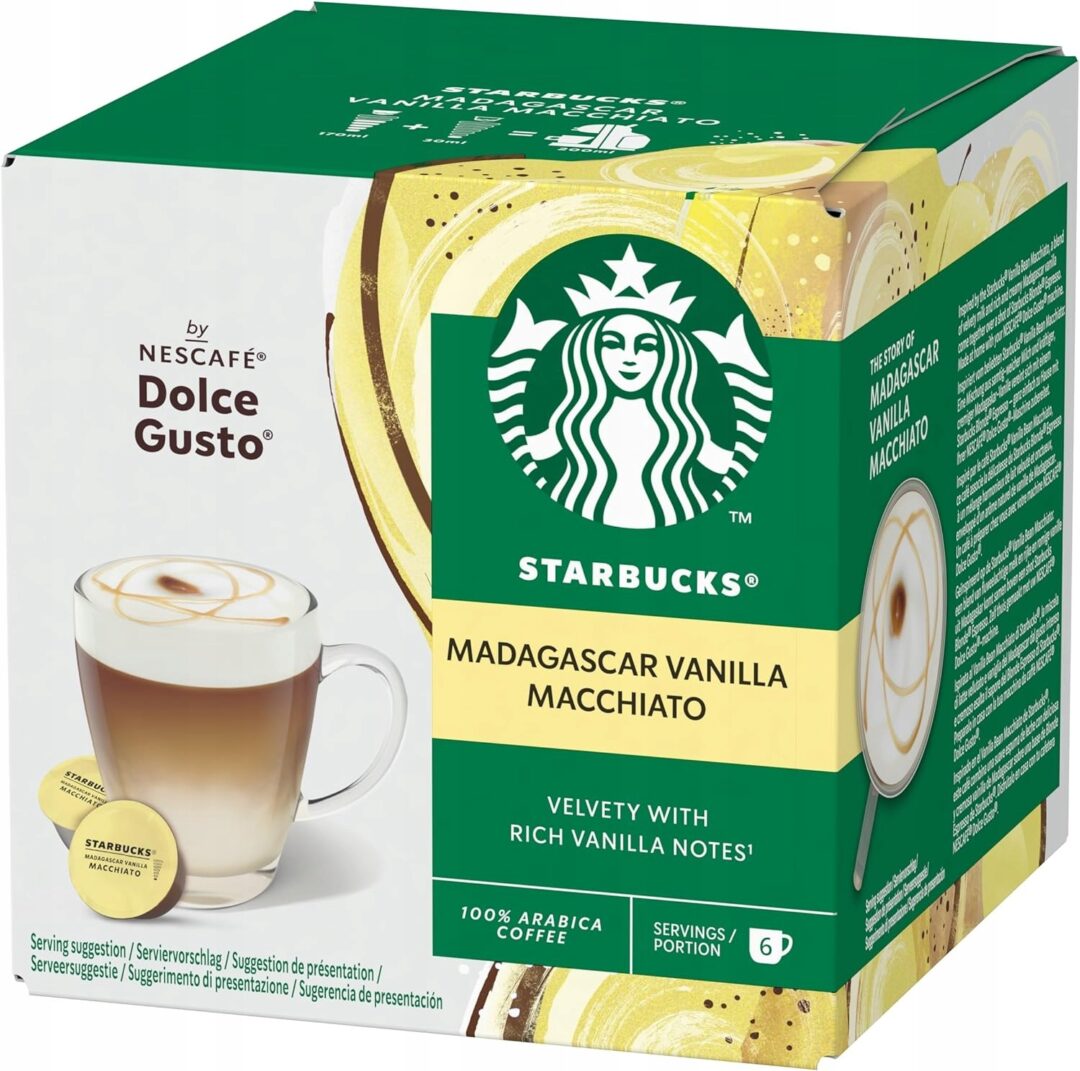 Dolce Gusto Starbucks Madagascar Vanilla Macchiato 12 Kapsułek