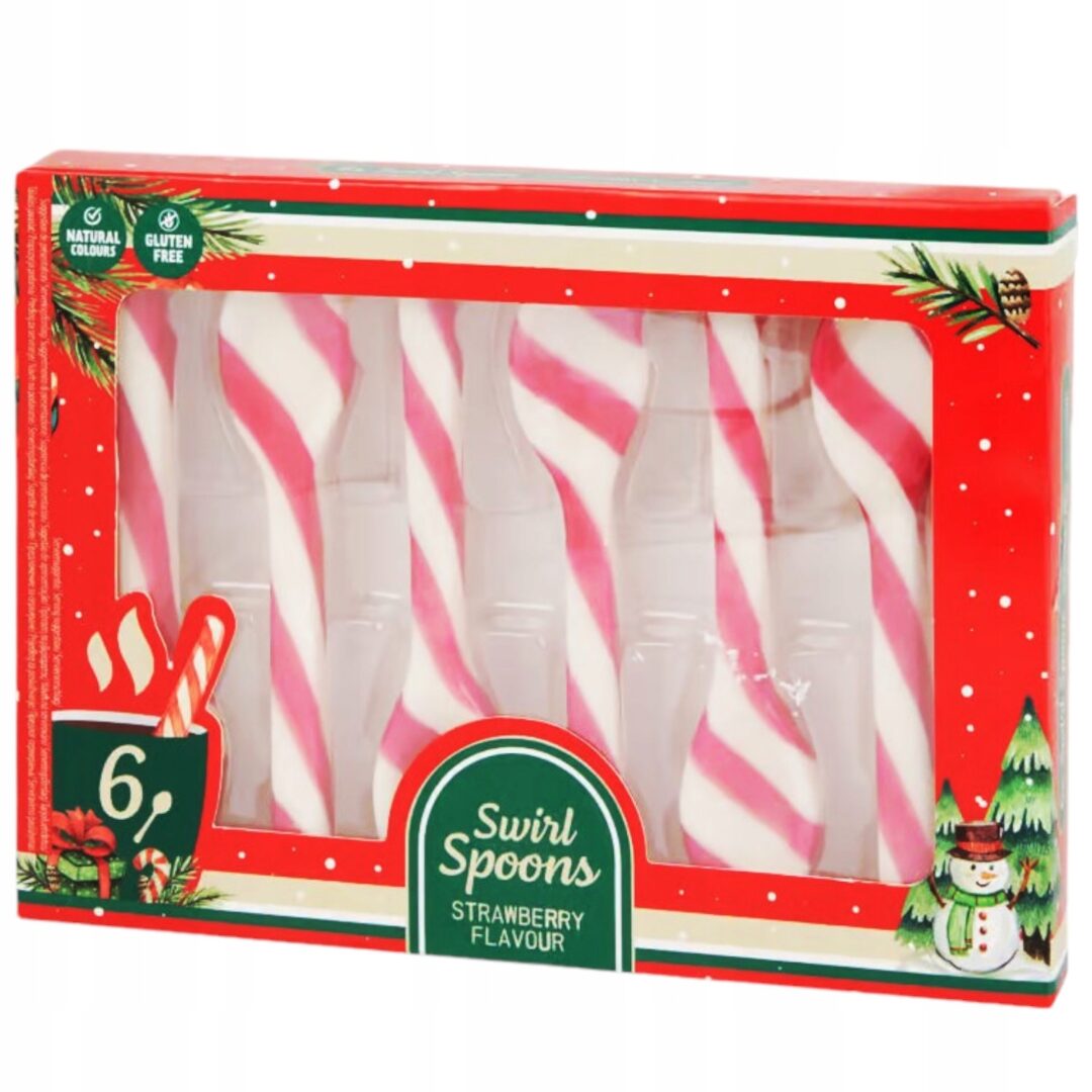 Łyżeczki Cukrowe Truskawkowe 72g