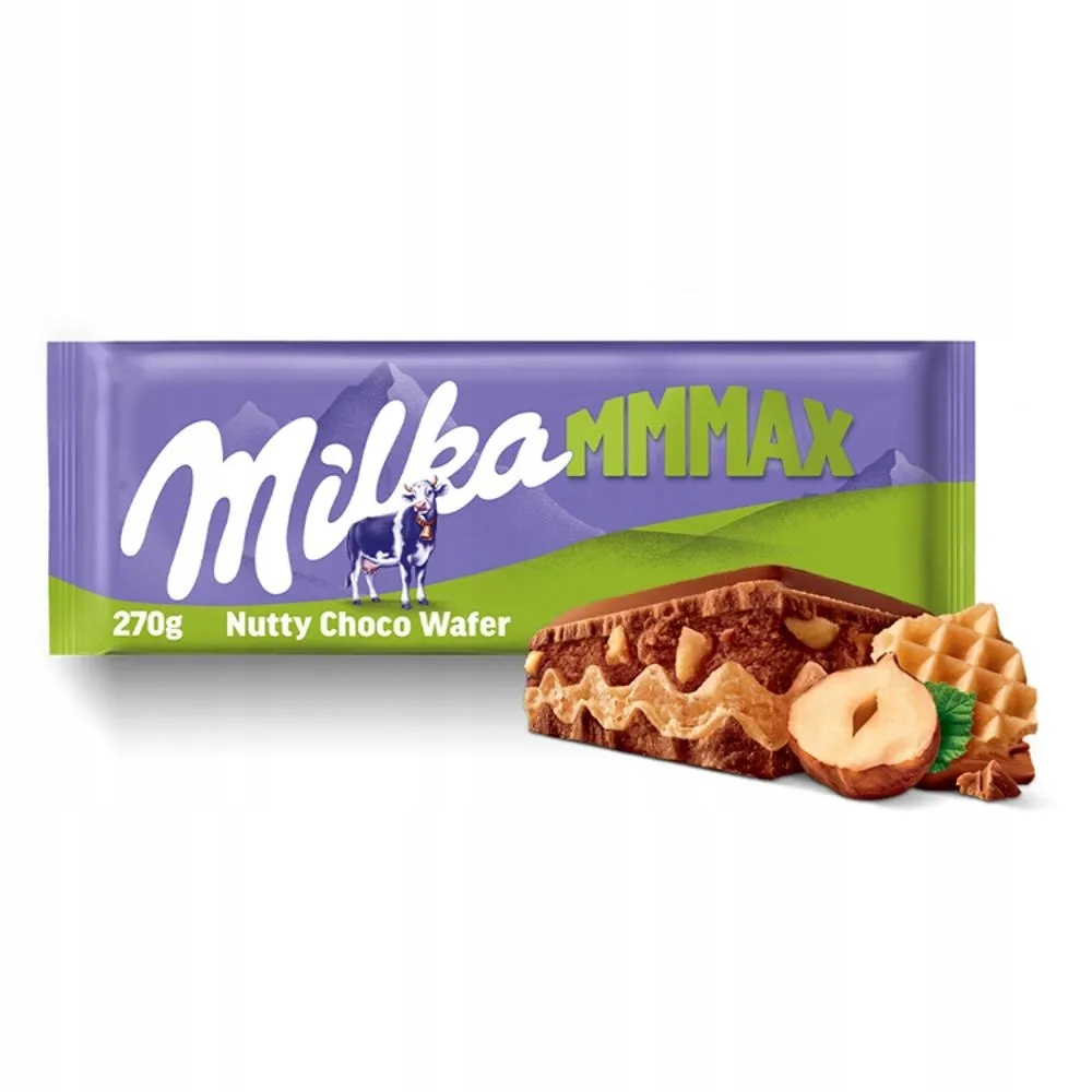 Milka Mmmax Nutty Choco Wafer 270g