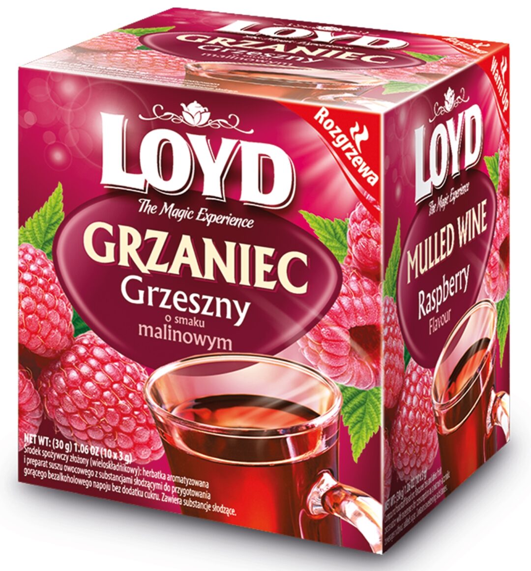 Loyd Grzaniec Grzeszny Malinowy 10 Torebek