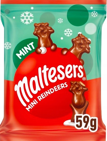 Maltesers Mini Reindeers Mint 59g