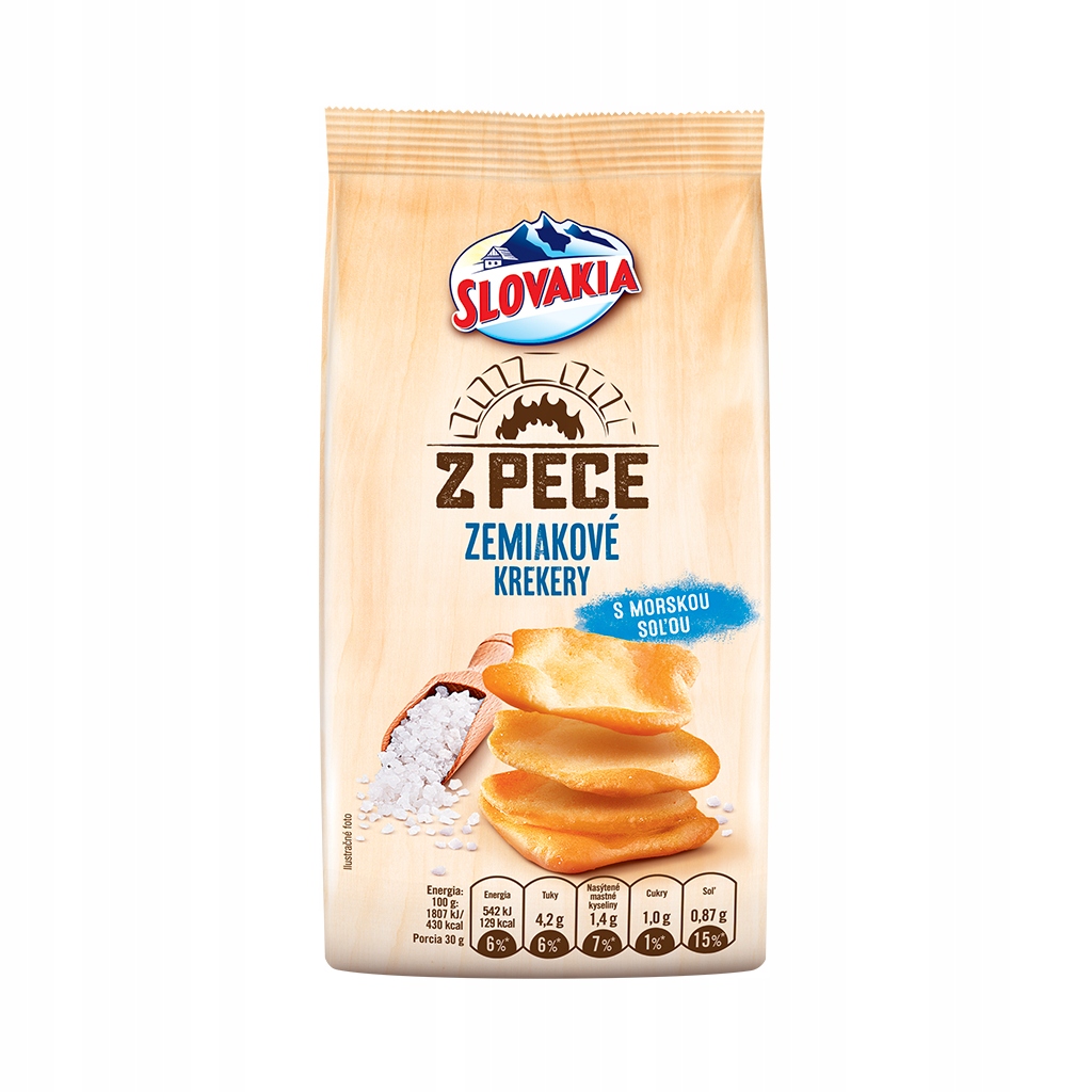 Slovakia Z Pece Talarki z Solą Morską 90g