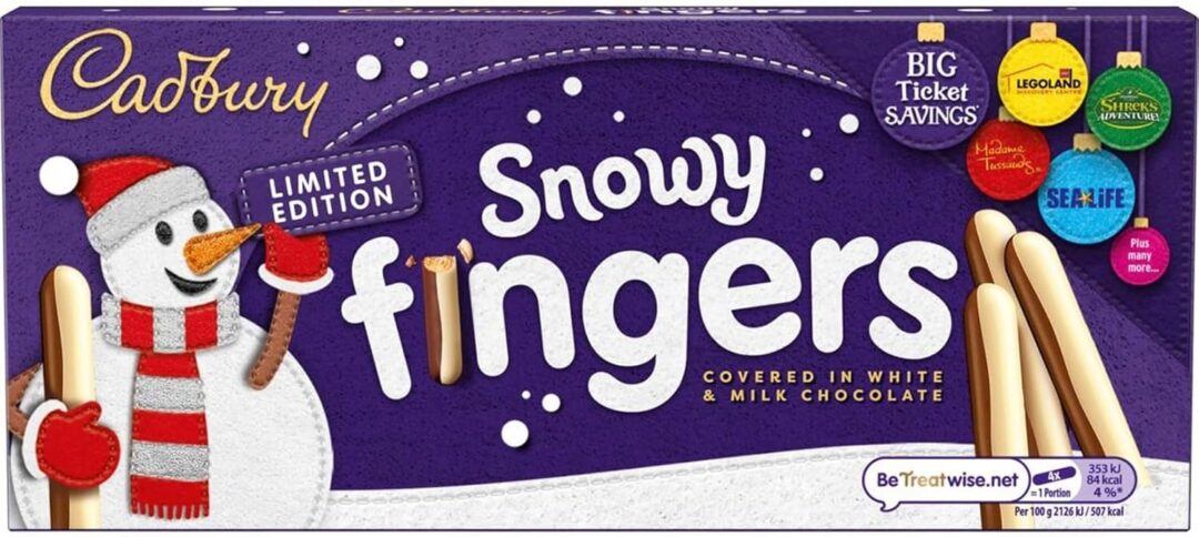 Cadbury Snowy Fingers 115g
