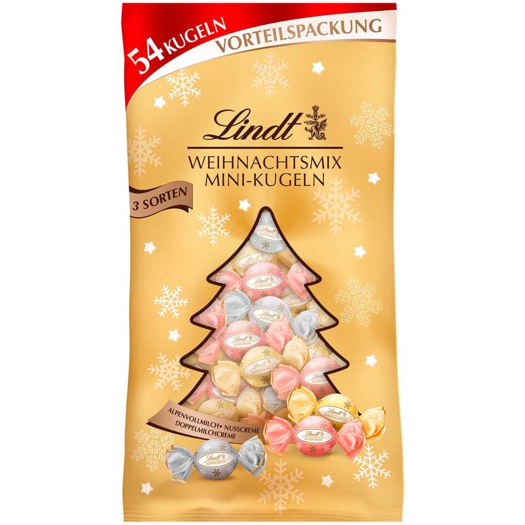 Lindt Weihnachtsmix Mini-Kugeln 268g