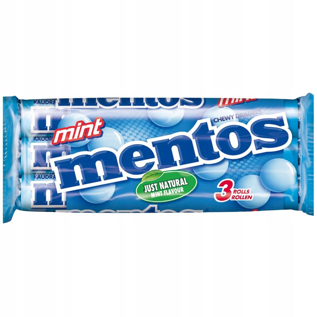 Mentos Mint 37,5g x 3szt