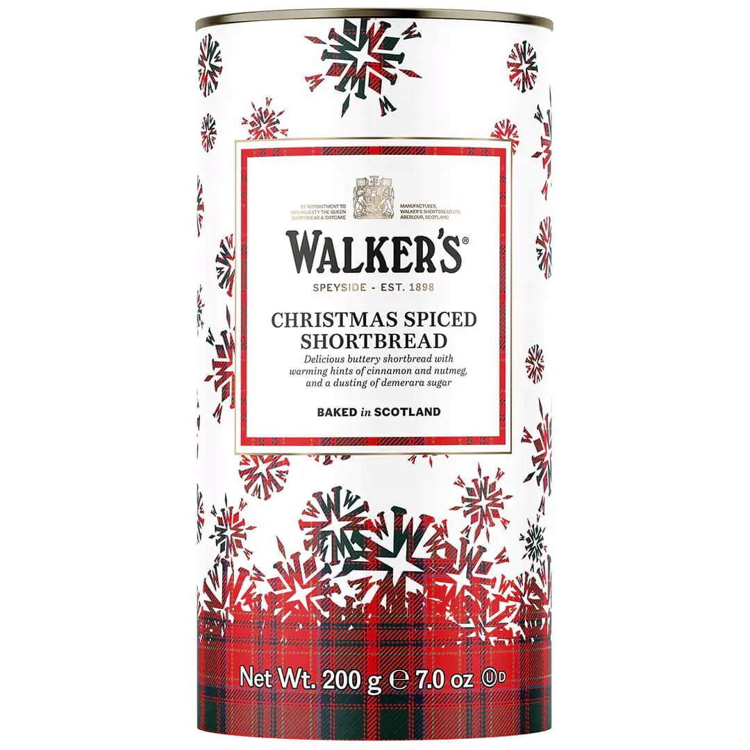 Walkers Christmas Spiced Shortbread 200g