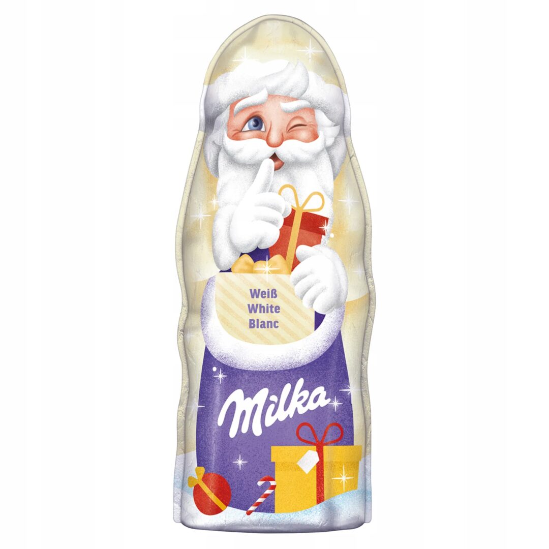 Milka Mikołaj z Białej Czekolady 90g