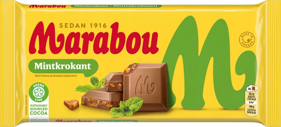 Marabou Mintkrokant 200g