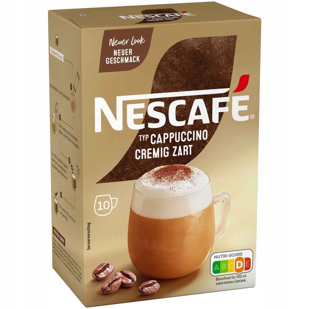 Nescafe Typ Cappuccino Cremig Zart 14g x 10szt