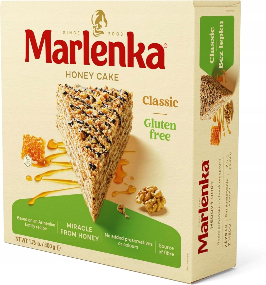 Marlenka Honey Cake Classic Gluten free 800g