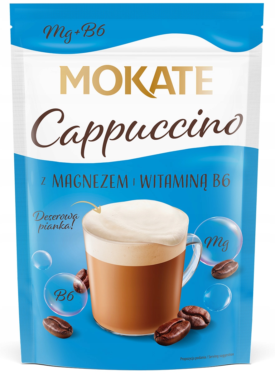 Mokate Cappuccino z Magnezem i Witaminą B6 110g