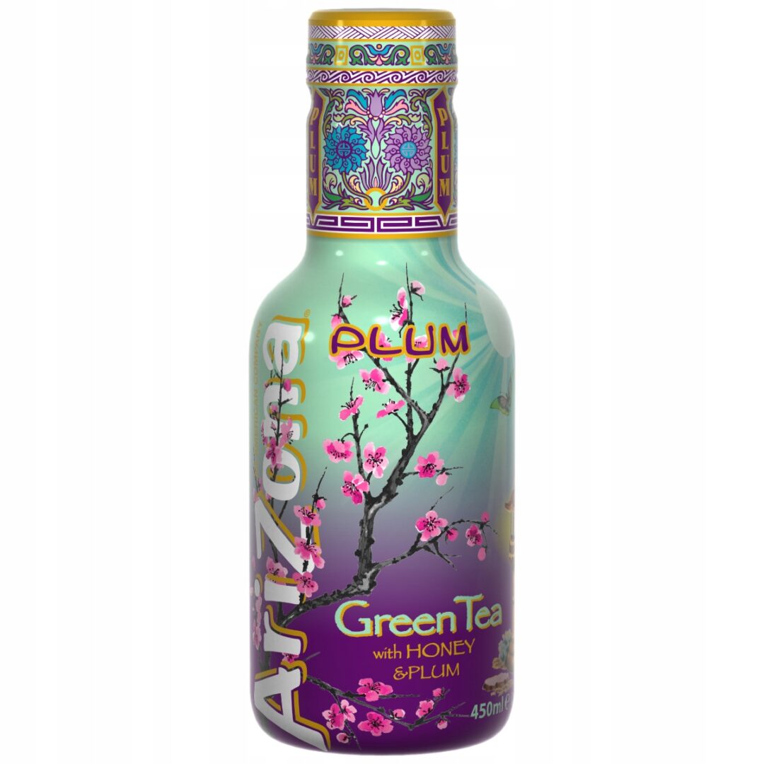 Arizona Green Tea with Honey & Plum 450ml