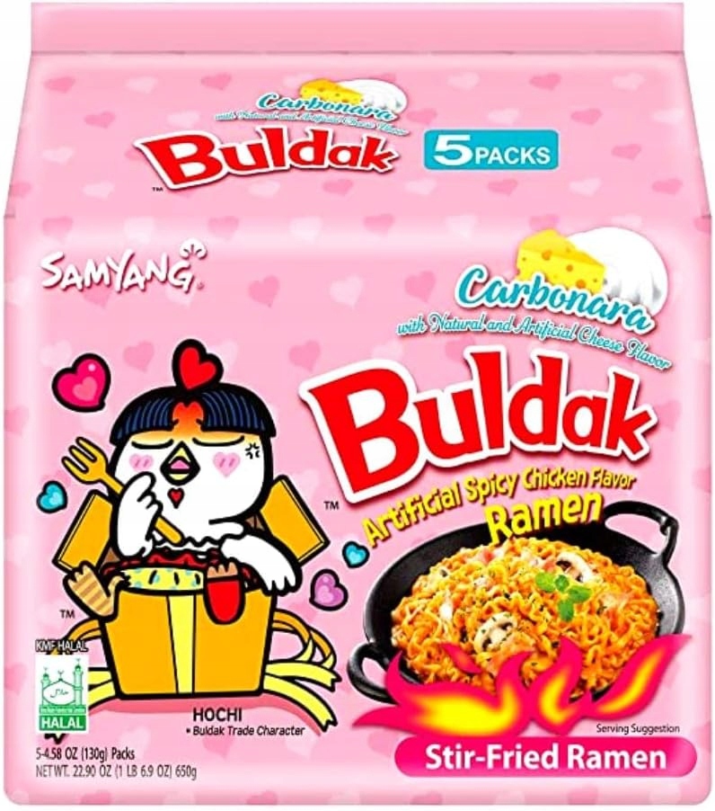 SamYang Buldak Ramen Carbonara 130g x 5szt