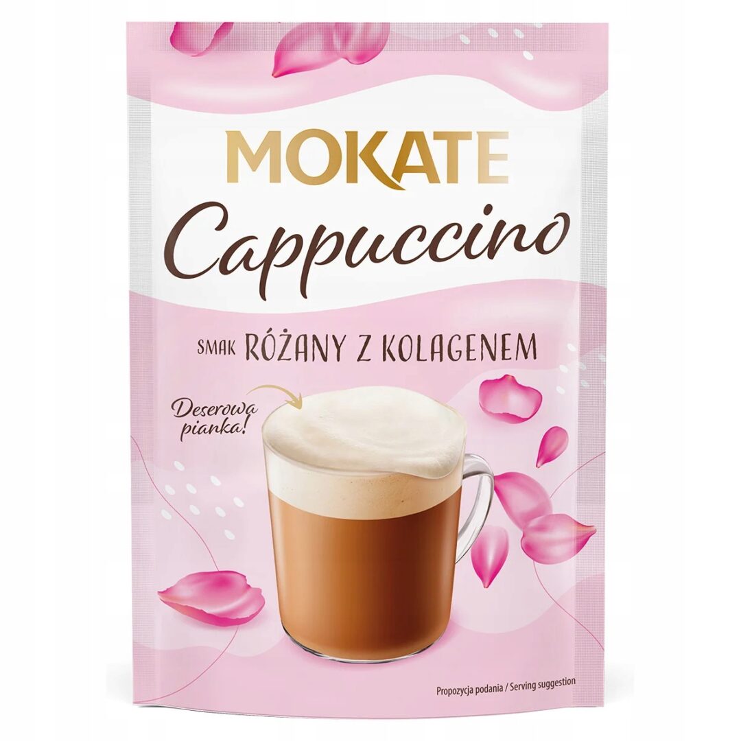 Mokate Cappuccino Róża z Kolagenem 40g