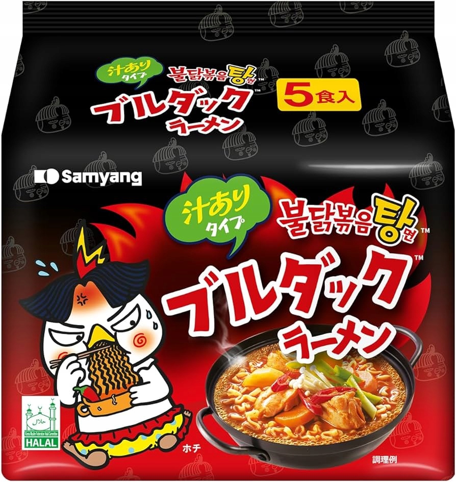 SamYang Buldak Hot Chicken 145g x 5szt