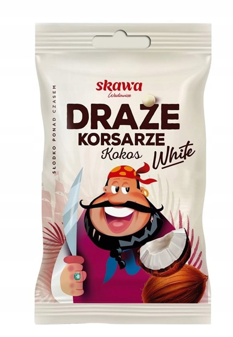 Skawa Draże Korsarze White 70g