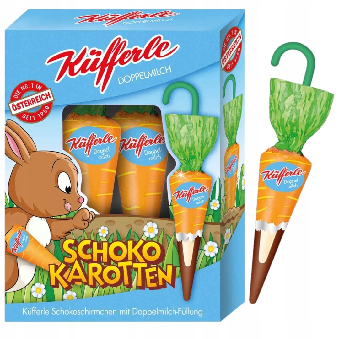 Küfferle Marchewki Czekoladowe z Mlecznym Nadzieniem 54g