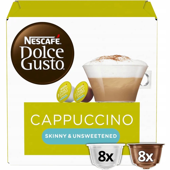 Dolce Gusto Cappuccino Skinny & Unsweetened 16 Kapsułek