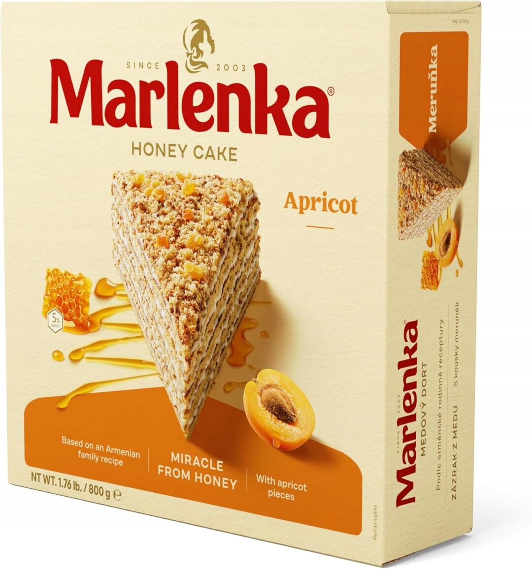 Marlenka Honey Cake Apricot 800g