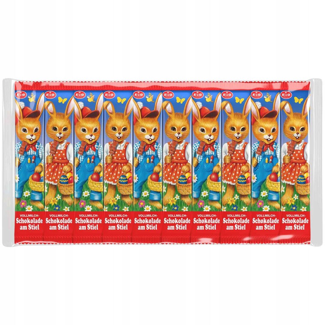 Czekoladowe Lizaki Zajączki 15g x 10szt