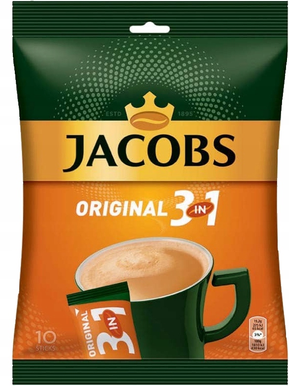 Jacobs Original 3w1 12,6g x 10szt